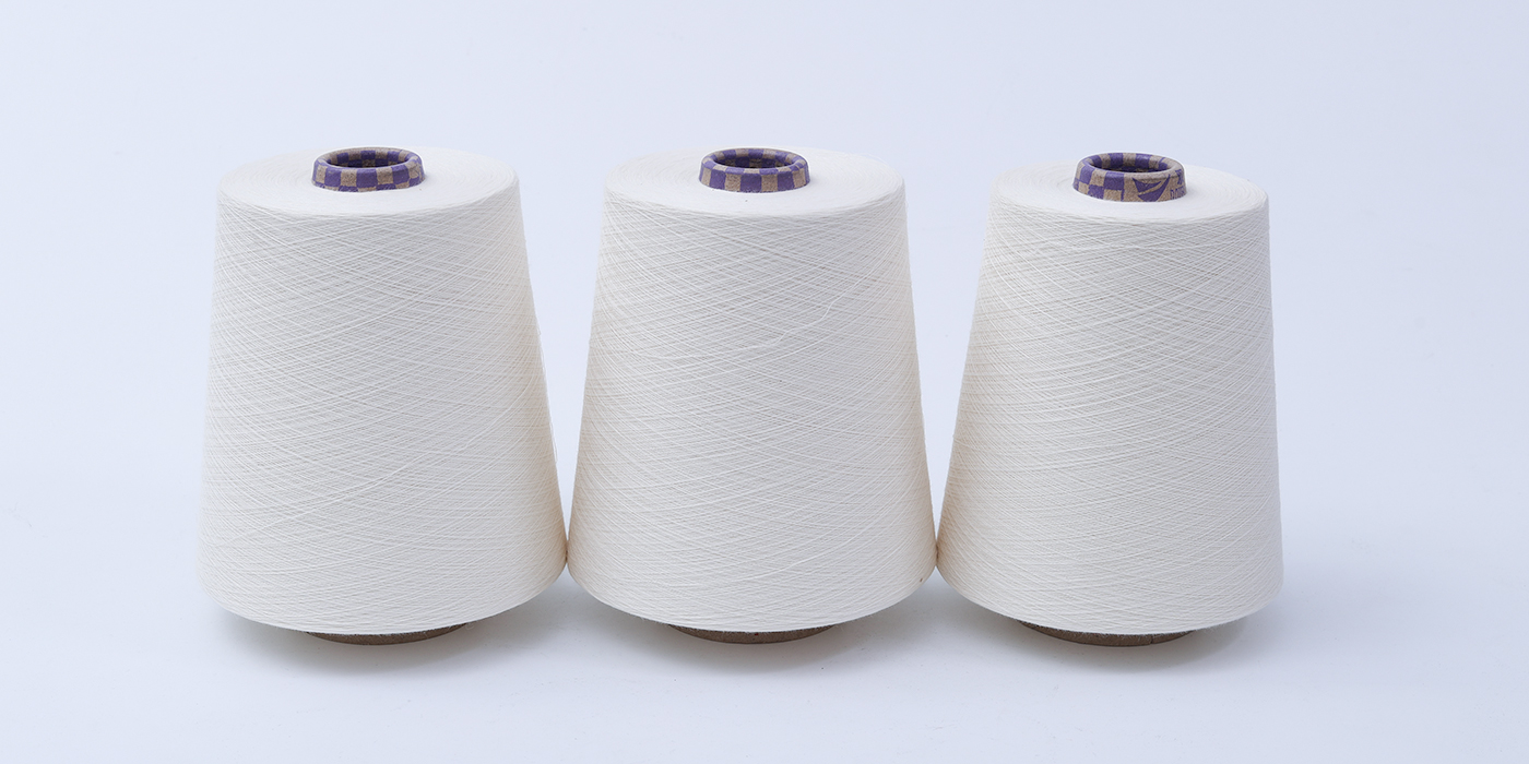 Polyester harmanlanmış iplik serisi